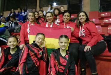 Participación en el campeonato sudamericano de trampolín