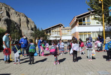 Hoy los niños de K2 han vuelto a clases.