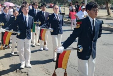 Banda del Colegio Alemán en Caminando por la Vida